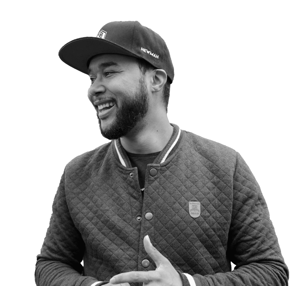 Harvey Newman - Game Development Expertise 9 HN_BlackandWhiteSmiling