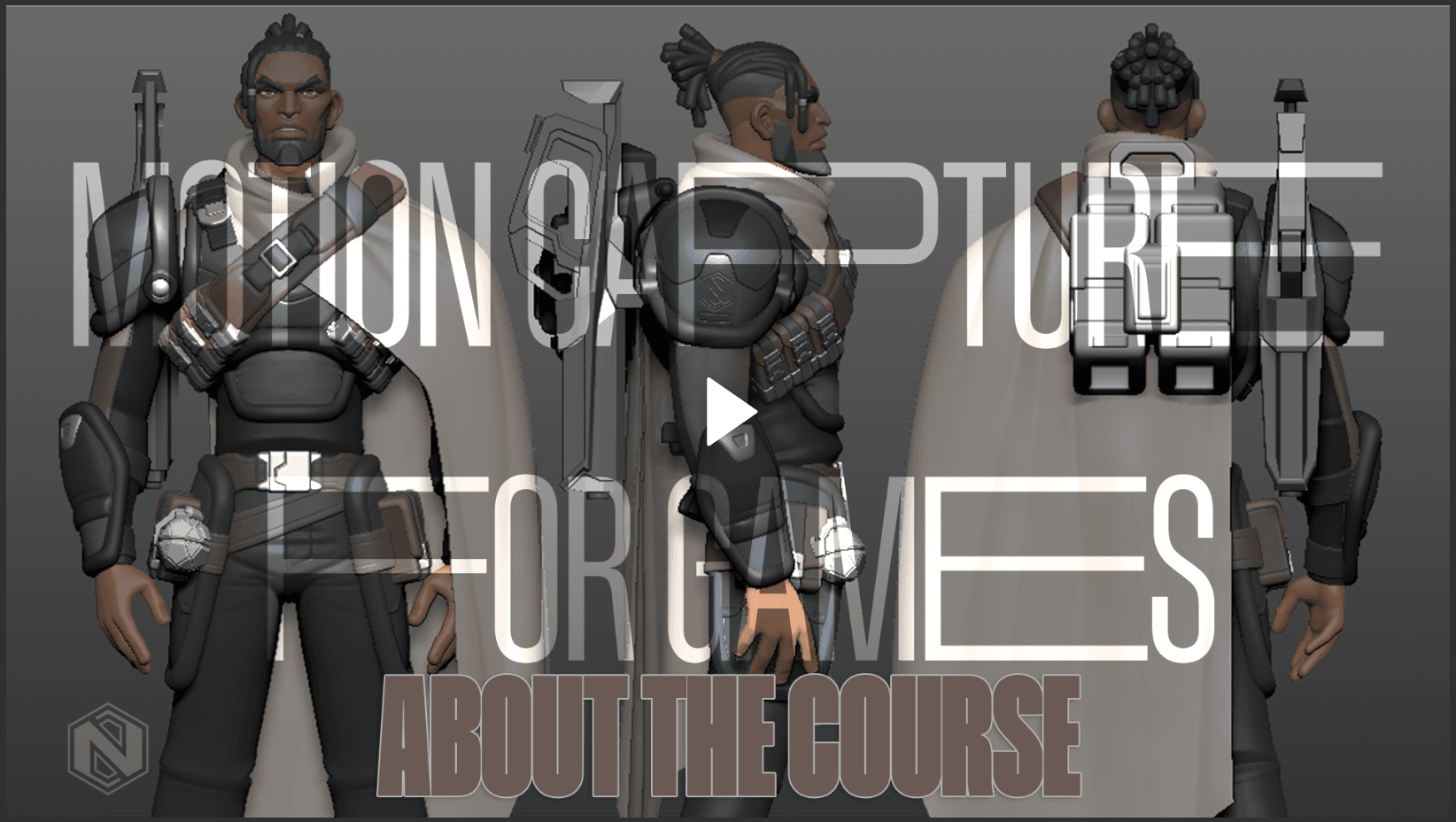 a screenshot of motion capture for games about the course video
